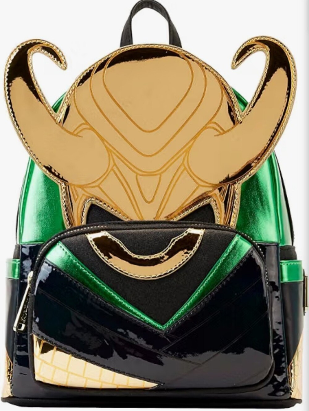 Loungefly Marvel Metallic Loki Mini Backpack